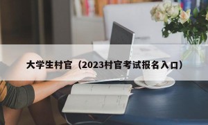 大学生村官（2023村官考试报名入口）