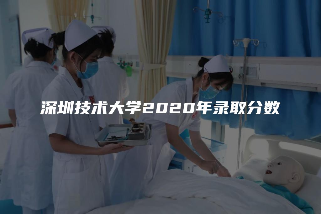 深圳技术大学2020年录取分数